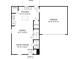 Layout of the floor plan including the kitchen, garage, dining, Gathering room, and patio at 4183 Rising Tide Dr, Summerville, SC 29485