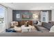 Cozy living room features a neutral color scheme, modern furnishings, and stylish decor at 4183 Rising Tide Dr, Summerville, SC 29485