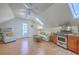 Cozy living area with a skylight, kitchenette, comfortable seating and natural light at 4462 Francis Yonge Way, Hollywood, SC 29449