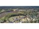 Community aerial view showcasing water access, established homes, and beautiful landscaping at 1032 Black Rush Cir, Mount Pleasant, SC 29466
