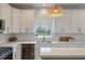 Well-lit kitchen with white cabinetry, modern appliances, and a stylish backsplash at 1032 Black Rush Cir, Mount Pleasant, SC 29466