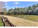 Tranquil pond featuring lush grassy banks and a dense forest backdrop on a clear day at 1032 Black Rush Cir, Mount Pleasant, SC 29466