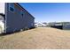 Spacious backyard featuring a vinyl fence and plenty of room to entertain, great for outdoor gatherings at 112 Edisto Crossing Ct, Ridgeville, SC 29472