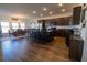 Spacious kitchen featuring an island with barstool seating and stainless steel appliances at 112 Edisto Crossing Ct, Ridgeville, SC 29472
