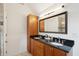 Elegant bathroom with double vanity, granite countertop, and tiled floors at 1278 Deep Water Dr, Mount Pleasant, SC 29464