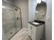 Updated bathroom featuring tiled shower and modern vanity at 1411 Telfair Way, Charleston, SC 29412