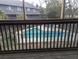Balcony view of the community pool at 1530 Fort Johnson Rd # 3F, Charleston, SC 29412