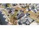 Overhead view of homes with spacious lots and mature trees in residential area at 1532 Roustabout Way, Charleston, SC 29414