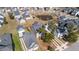 Aerial view of neighborhood showcasing houses with well-kept lawns and driveways at 1532 Roustabout Way, Charleston, SC 29414