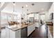 Gourmet kitchen with a large island, stainless steel appliances, and modern finishes at 1532 Roustabout Way, Charleston, SC 29414
