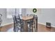 This dining room has seating for six and features wood floors and modern decor at 1633 Pimlico Blvd, Moncks Corner, SC 29461