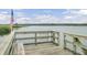 Waterfront view from a wooden dock with an American flag creates a patriotic and peaceful setting at 1633 Pimlico Blvd, Moncks Corner, SC 29461