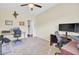 Dedicated home office space with dual desk setups and neutral carpeting at 1633 Pimlico Blvd, Moncks Corner, SC 29461