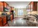 Modern kitchen with stainless steel appliances and granite countertops at 173 Cypress Forest Dr, Moncks Corner, SC 29461
