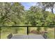 Expansive backyard view from the deck, featuring lush trees and well-maintained landscaping at 1818 Orangeburg St, North Charleston, SC 29405