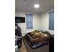Bedroom with a skylight, mounted tv, and a cozy atmosphere at 2326 Kent Ave, North Charleston, SC 29405