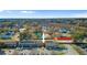 Aerial view showing the community, its housing units, common green space, and Pierpont Boat Landing nearby at 2362 Parsonage Rd # 2G, Charleston, SC 29414