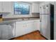 Kitchen with stainless steel dishwasher and sink under window at 2362 Parsonage Rd # 2G, Charleston, SC 29414