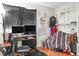 Untidy bedroom features a desk with a computer setup and custom closet storage at 2608 Hidden Cove Dr, Moncks Corner, SC 29461