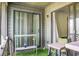 View of a cozy patio featuring artificial grass and outdoor seating, perfect for relaxing outdoors at 2608 Hidden Cove Dr, Moncks Corner, SC 29461