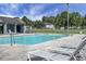 Community pool with crystal blue water and lounge chairs for relaxation at 2608 Hidden Cove Dr, Moncks Corner, SC 29461