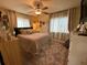 Cozy bedroom with ceiling fan, neutral tones, carpet flooring and ample natural light at 276 Alexandra Dr # 6, Mount Pleasant, SC 29464