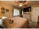 Cozy bedroom with ceiling fan, neutral tones, carpet flooring and ample natural light at 276 Alexandra Dr # 6, Mount Pleasant, SC 29464