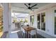 Relaxing outdoor porch is equipped with a grill and prep area, ideal for outdoor dining and entertaining at 4176 Victory Pointe Dr, Mount Pleasant, SC 29466