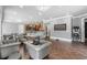 Large living room with a bar and access to a theater area at 4202 Links Ct, North Charleston, SC 29420