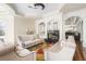 Comfortable living room with plush sofas, fireplace, and architectural details at 4202 Links Ct, North Charleston, SC 29420