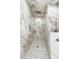 Modern glass shower with marble tile and multiple shower heads at 4202 Links Ct, North Charleston, SC 29420
