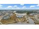 An aerial view of the community amenities, including a lake, pool and playground at 532 Fern Tree Dr, Summerville, SC 29486