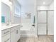 Clean bathroom featuring a bathtub, shower and vanity with great natural light from a window at 532 Fern Tree Dr, Summerville, SC 29486