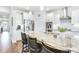 Modern kitchen with white cabinets, granite countertops and stainless steel appliances at 532 Fern Tree Dr, Summerville, SC 29486