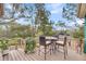Relaxing deck area with stylish patio furniture and scenic views at 1009 Seacrest Ln, Folly Beach, SC 29439