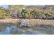 Private dock with tranquil water views at 1009 Seacrest Ln, Folly Beach, SC 29439