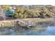 Private dock with tranquil water views at 1009 Seacrest Ln, Folly Beach, SC 29439