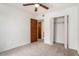 Neutral bedroom featuring closet with white doors and neutral carpeting at 102 Brush Blvd, Goose Creek, SC 29445