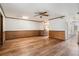 Inviting living room with hardwood floors, seamlessly connecting to the kitchen area, perfect for gatherings at 102 Brush Blvd, Goose Creek, SC 29445