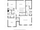 This is a black and white floor plan highlighting the layout of the residence at 107 Cotton Blossom Way, Summerville, SC 29485