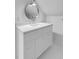 Modern bathroom features a white vanity with lots of storage and chrome finishes at 124 Beresford Creek St, Charleston, SC 29492