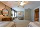 Serene bedroom with two beds, ceiling fan and neutral color scheme at 170 Collared Dove Ct, Summerville, SC 29483