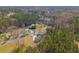 Beautiful aerial of a residential home featuring a long drive and mature landscaping at 2101 Heavens Way, Summerville, SC 29483
