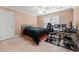 Neutral bedroom with carpet, computer gaming desk, and a window providing natural light at 2101 Heavens Way, Summerville, SC 29483