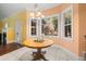 Bright breakfast nook with large windows overlooking landscaped backyard at 2101 Heavens Way, Summerville, SC 29483