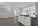 Modern kitchen featuring stainless steel appliances, granite counters, and hardwood floors at 2212 Telfair Way, Charleston, SC 29412