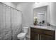 Well-maintained bathroom with a modern shower and sleek vanity at 242 Bering Ln, Summerville, SC 29486