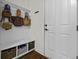 This mudroom features a bench with storage and a convenient coat rack at 4237 William E Murray Blvd, Charleston, SC 29414
