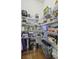 Walk-in pantry with wire shelving providing ample storage space for food and supplies at 4237 William E Murray Blvd, Charleston, SC 29414
