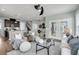 Open concept living room showcasing an open doorway, stylish seating, and lots of natural light at 524 Amalie Farms Dr, Charleston, SC 29492